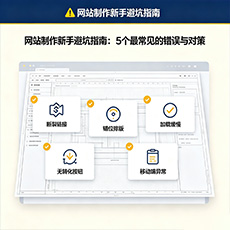 濮阳市建站-网站制作新手避坑指南：5个最常见的错误与对策